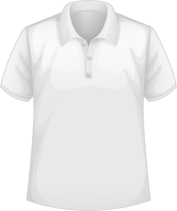 White Polo Short Illustration